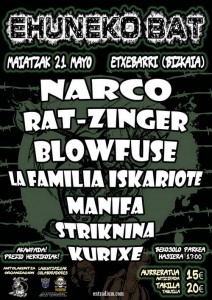 CARTEL AL COMPLETO DEL EHUNEKO BAT 2016