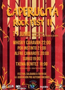 EL 11 DE JUNIO CAPERUCITA ROCK EN MADRID