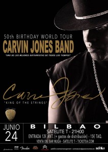 SORTEAMOS 2 ENTRADAS PARA VER A CARVIN JONES BAND EN BILBAO