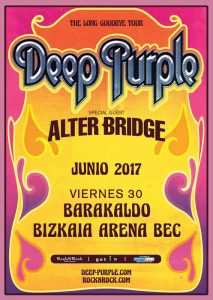 DEEP PURPLE ACTUARÁ EL PRÓXIMO VERANO EN BARAKALDO, MADRID Y ROCK FEST BARCELONA